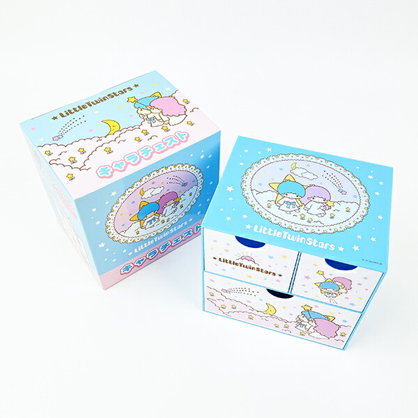 サンリオ リトルツインスターズ キャラチェスト 小物入れ インテリア