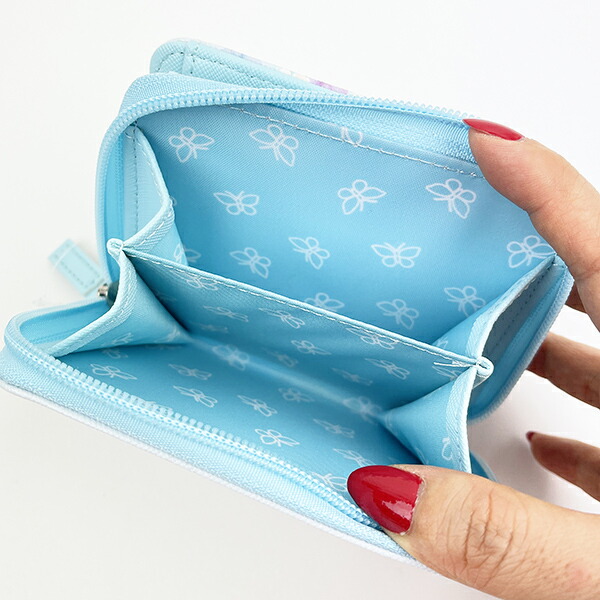 サンリオ シナモロール 折り財布 ウォレット キッズ ブルー