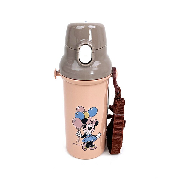 ディズニー ミニーマウス 抗菌食洗器対応直のみワンタッチボトル