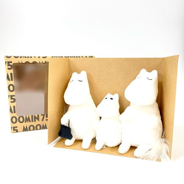 ムーミン ムーミン ムーミン75周年ぬいぐるみセット ブランケット ホワイト