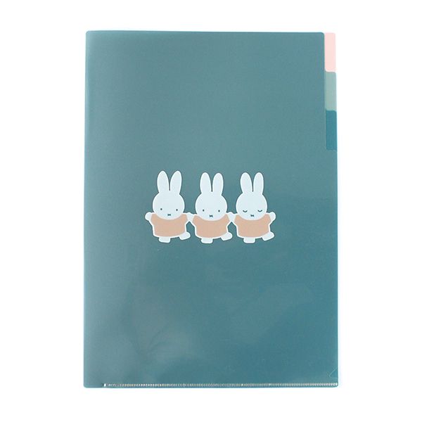 ミッフィー A4ポケットクリアファイル dance 3ポケット 書類整理 文具