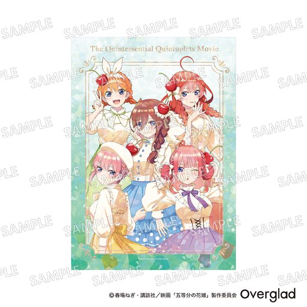 五等分の花嫁 A3ホログラムポスター クリームソーダver.（集合） 日本製