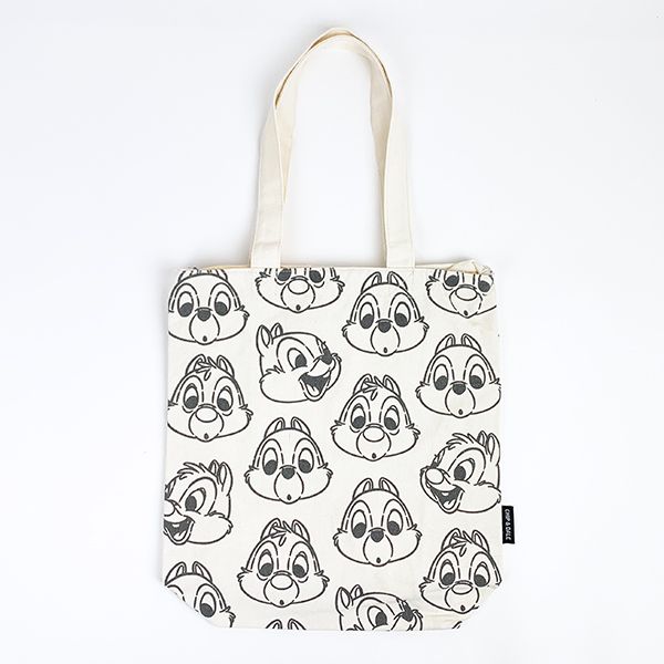 ディズニー チップとデール ディズニー トートバッグ かばん 帆布