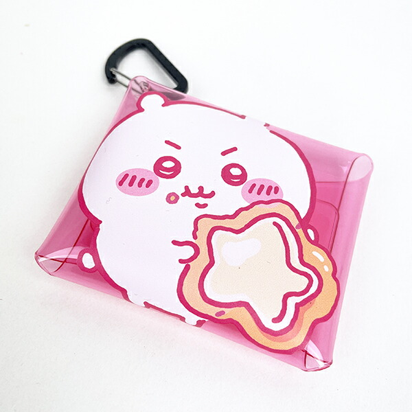 ちいかわ クリアマルチケース ピンク SSサイズ