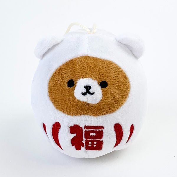 ぬいぐるみ だるまベア ホワイト パーフェクトワールド オリジナル
