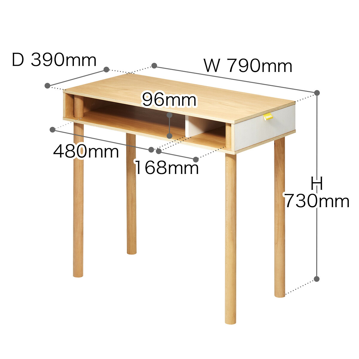 楽天市場】イデアコ パレット ミニデスク デスク スリム パソコン