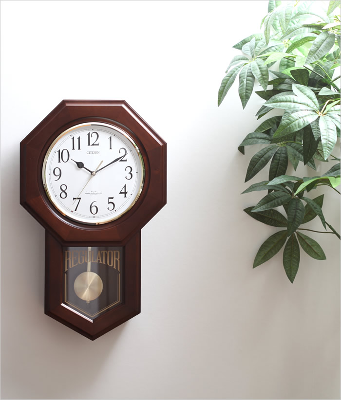 インテリアショップ roomy シチズン モーランドF 電波式振り子時計