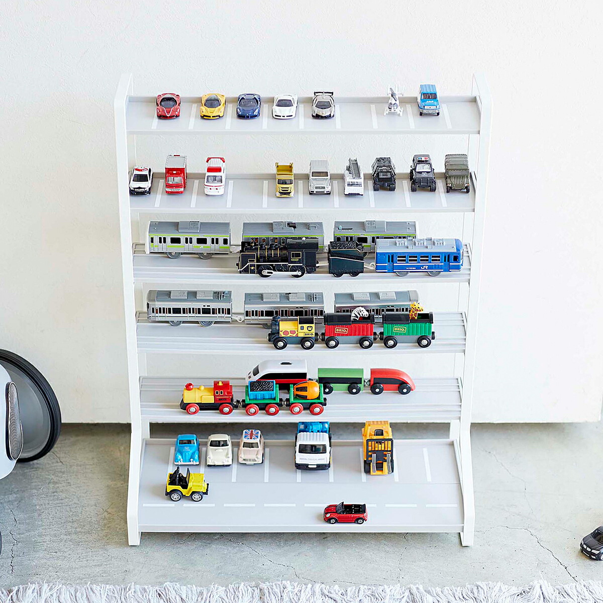 楽天市場】［ ミニカー＆レールトイラック タワー ］tower 山崎実業