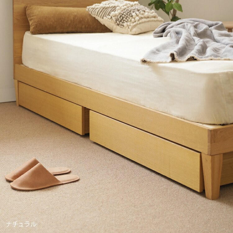 楽天市場】ベッド下収納 folk フォーク ベッド 収納 引き出し 2点