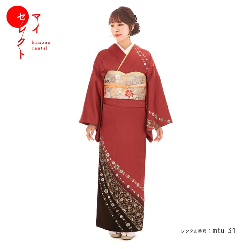 楽天市場】【レンタル】 小さめ 訪問着 レンタル Sサイズ スモール