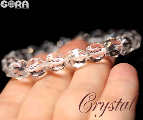 楽天市場】水晶 ブレスレット パワーストーン 5Aスターカット水晶 10mm