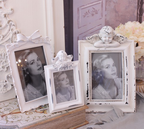 SALE30%OFF) フォトフレーム 写真立て エンジェル 天使 アイボリー