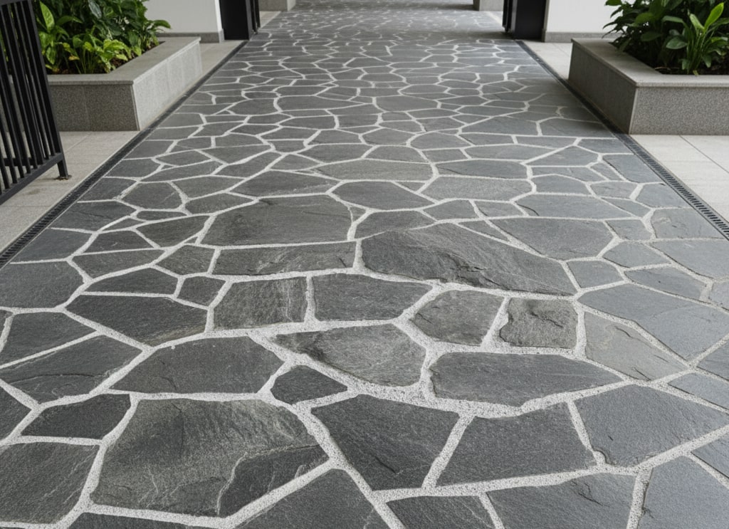 楽天市場】乱形石 黒 ブラック 乱形 石材 自然石 クリスタルブラック