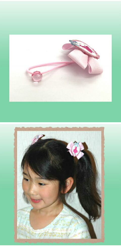 楽天市場】【 ヘアゴム キッズ 】バレリーナ バレエ リボン ヘアゴム