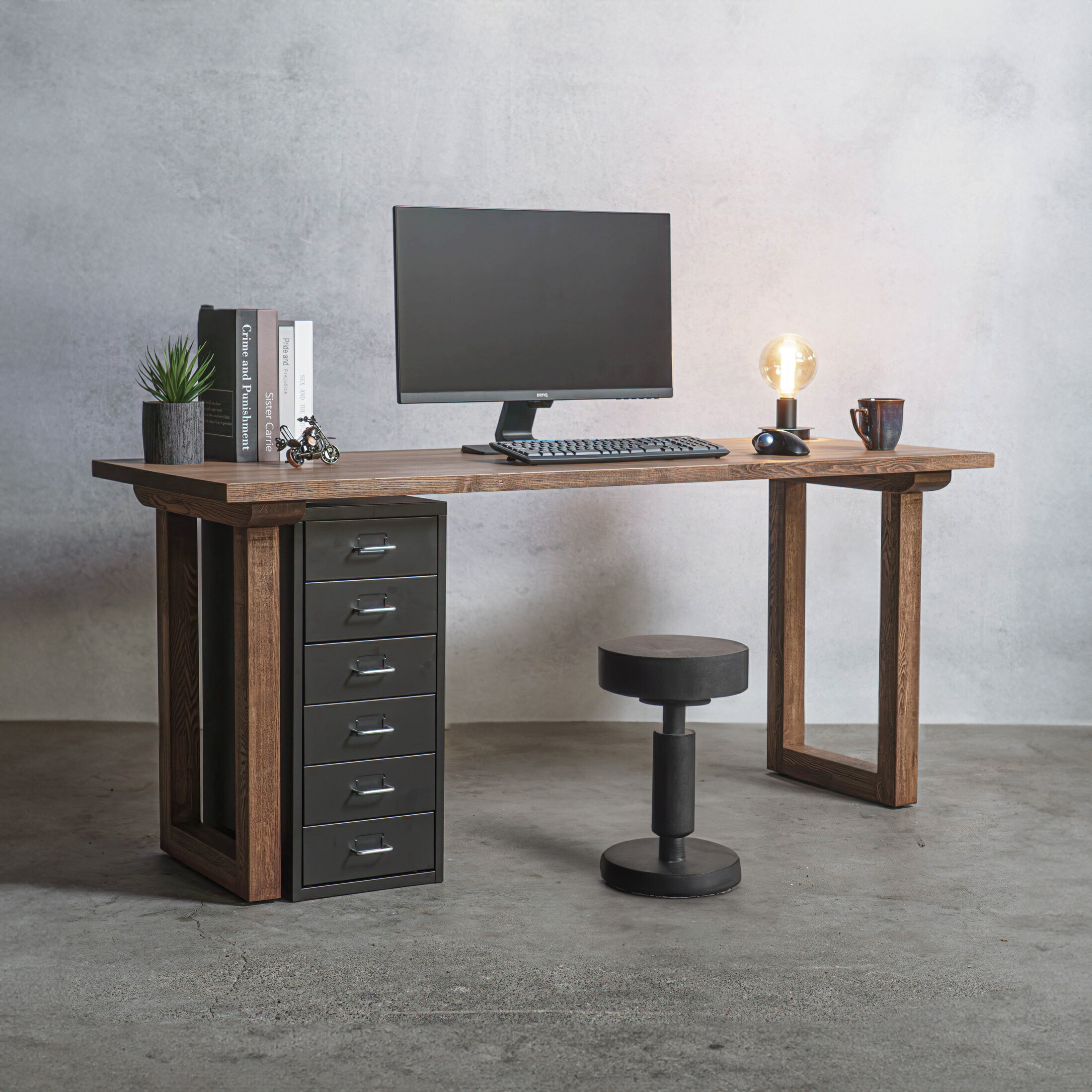 楽天市場】木製 オーダー テーブル / デスク 口型 【清水材木店