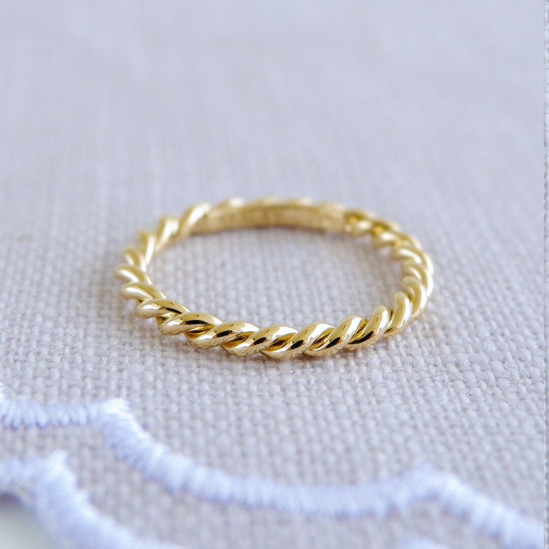 K18 ツイストリング | エタニティリング - ジュエリーサロン