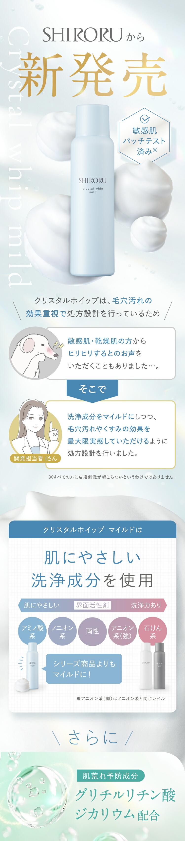 楽天市場】SHIRORU(シロル) クリスタルホイップマイルド 新発売 炭酸