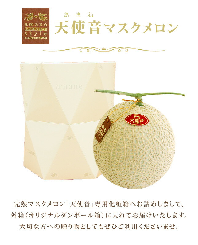 楽天市場】 天使音(あまね)マスクメロン : フルーツ SHOMEIDO