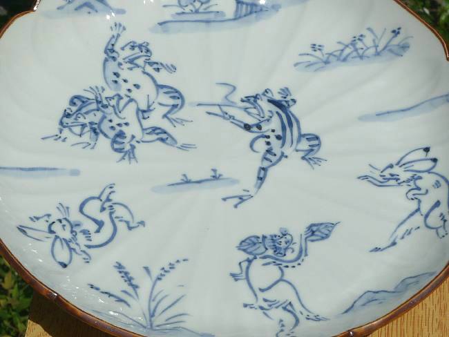 高山寺鳥獣戯画6寸皿 壹楽 - 京焼清水焼 松韻堂