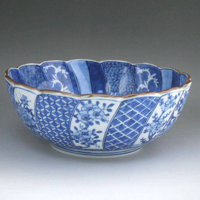 祥瑞写捻子鉢 昭阿弥 - 京焼清水焼 松韻堂