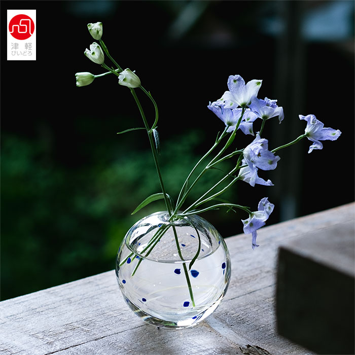 楽天市場】一輪挿し ガラス おしゃれ 【 彩手鞠 】 ギフト 和風 ミニ