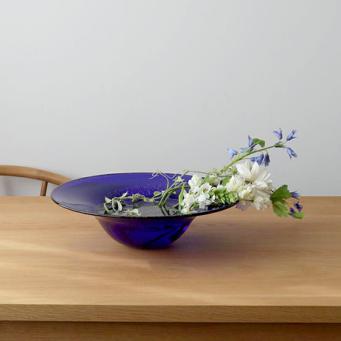 楽天市場】送料無料 【 水盤藍 ( 金箔流水 )】 花瓶 インテリア ギフト