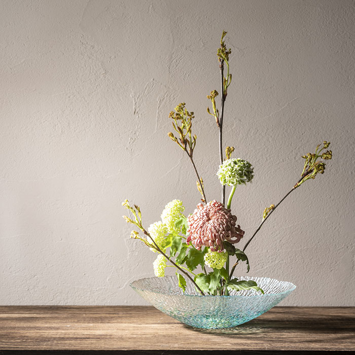 楽天市場】送料無料【 水盤A( 朝露 ) 】花瓶 インテリア ギフト