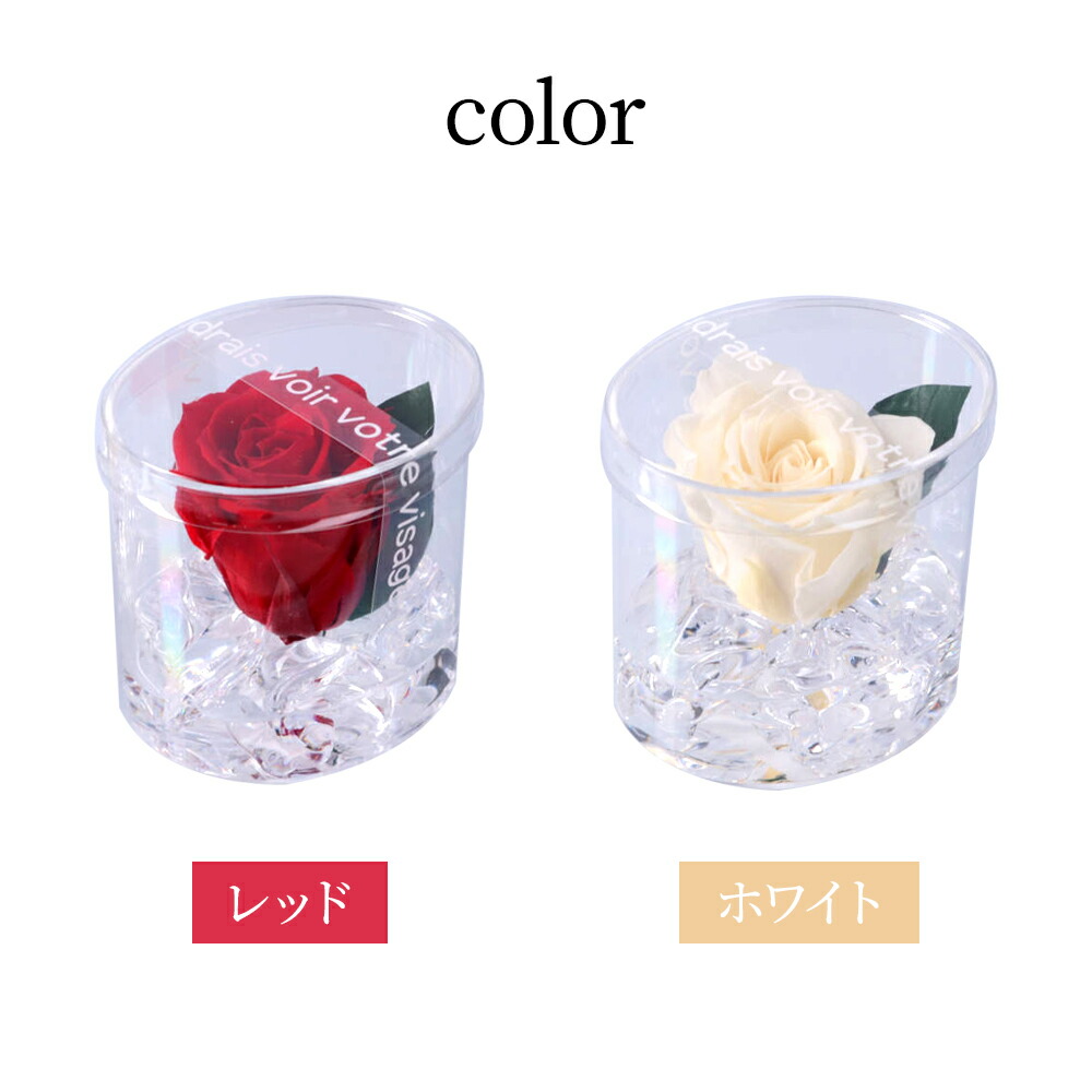 楽天市場】ミニローズ プリザーブドフラワー 薔薇 記念日 お祝い 結婚
