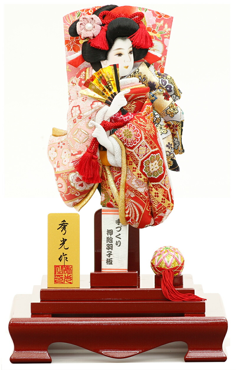 羽子板ケース入り飾りセット【A1803】インターネット店だけ☆限定販売