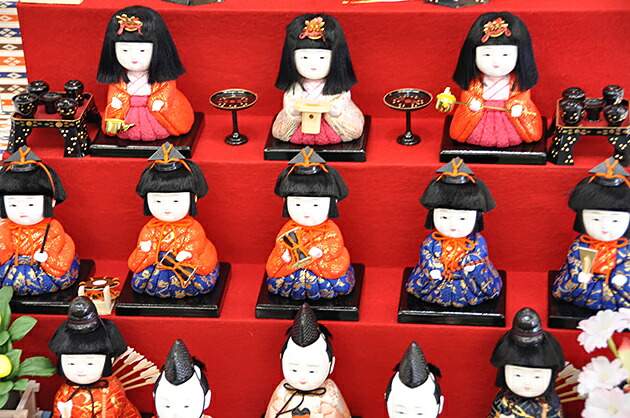 雛人形 ひな人形木目込十五人ケース飾りセット秀光オリジナル限定品