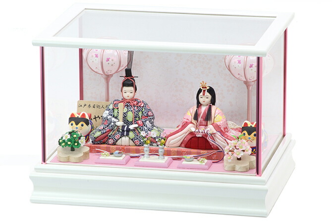 雛人形木目込人形ケース飾りセット【P83401】インターネット店だけ