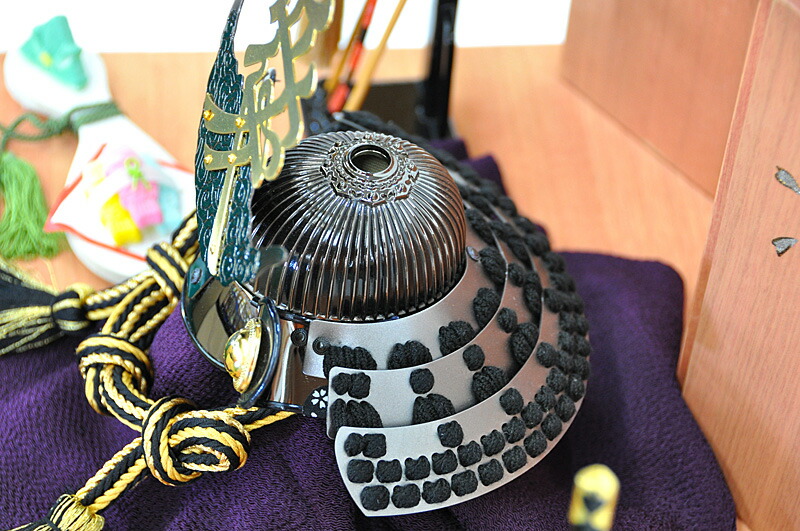 五月人形 兜収納飾りセット ここはれ-心晴-晴山吹【P95522