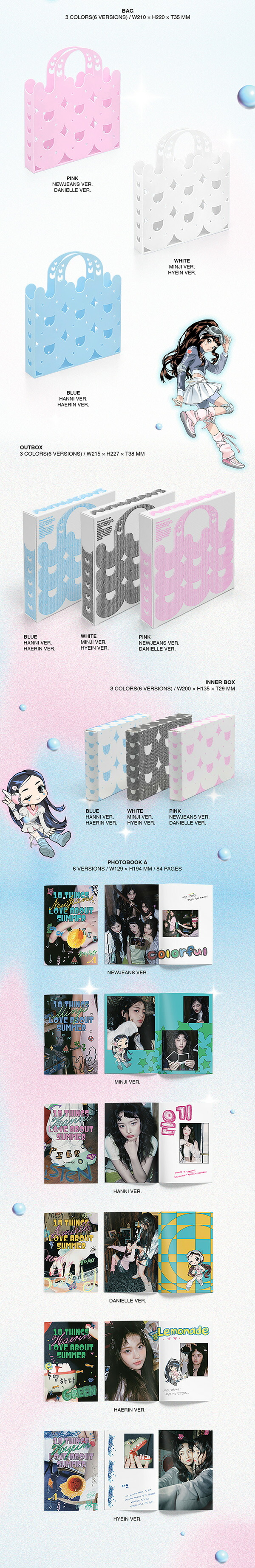 楽天市場】送料無料 [当店限定特典付] NewJeans Bunny Beach Bag ver