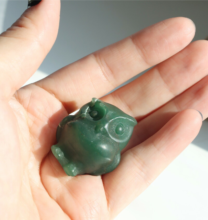 楽天市場】天然石 ふくろう フクロウ 動物 アニマル 可愛い 原石