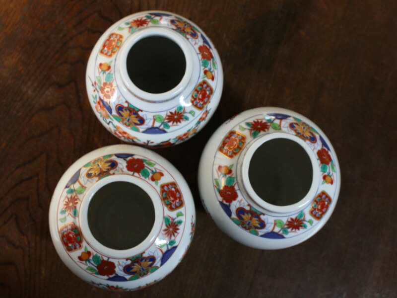 楽天市場】【アウトレット】金彩錦花鳥 つぼ型花瓶 ※色ごちゃ混ぜ