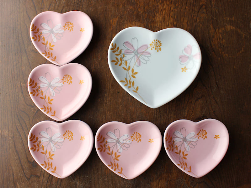 楽天市場】【アウトレット】La brise ハートプレート 6枚セット