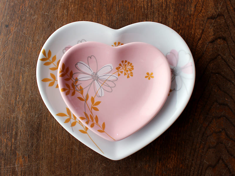 楽天市場】【アウトレット】La brise ハートプレート 6枚セット