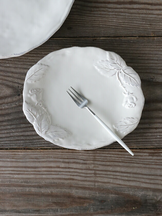 楽天市場】デザートプレート 23x20cm ホワイト Virginia Casa