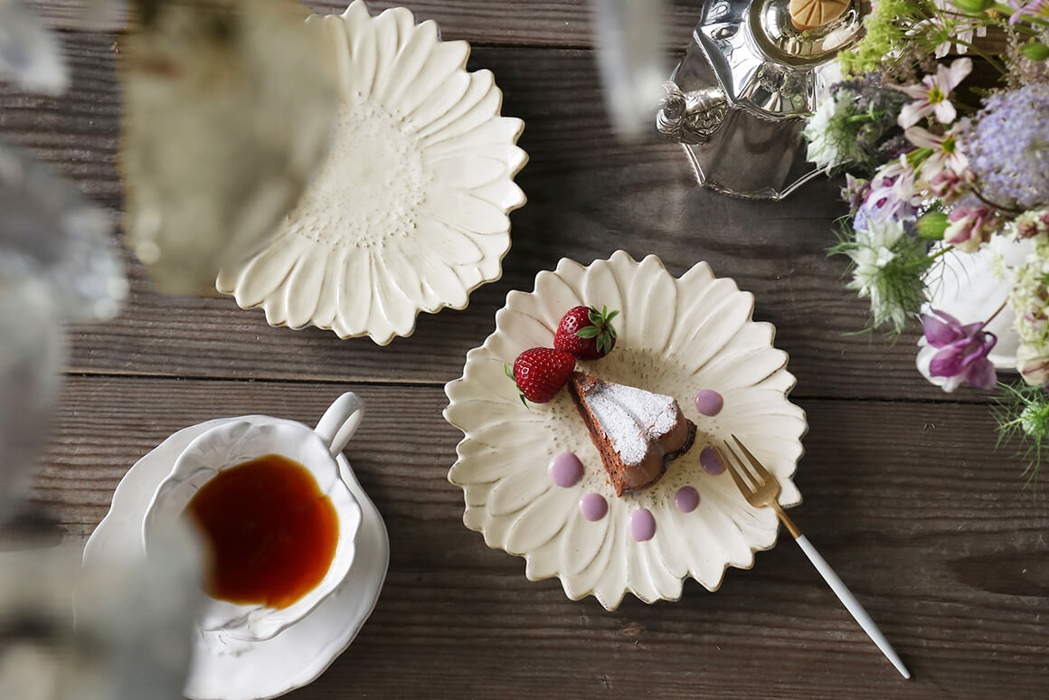 楽天市場】マルゲリータプレート 21cm ホワイト Virginia Casa