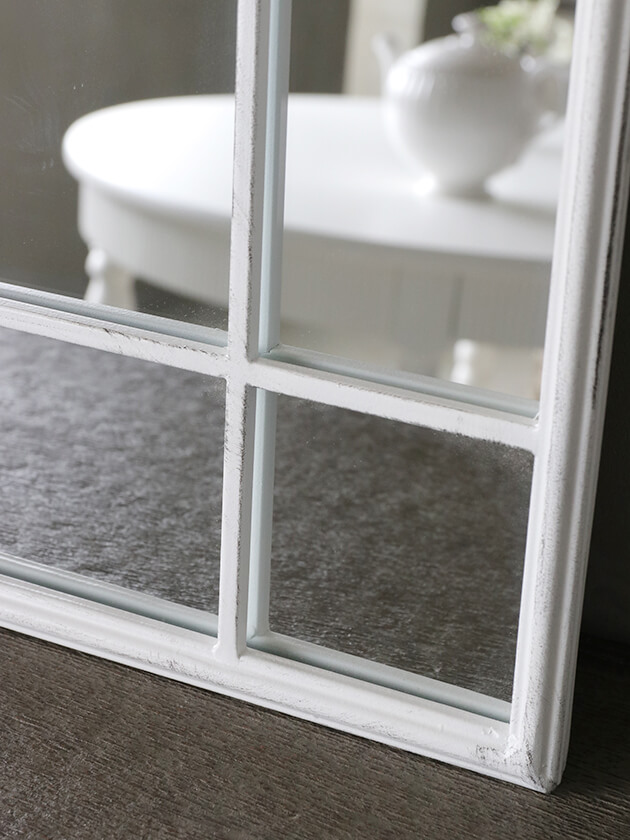 楽天市場】アイアンウィンドウミラーMaximサンディホワイト // 鏡