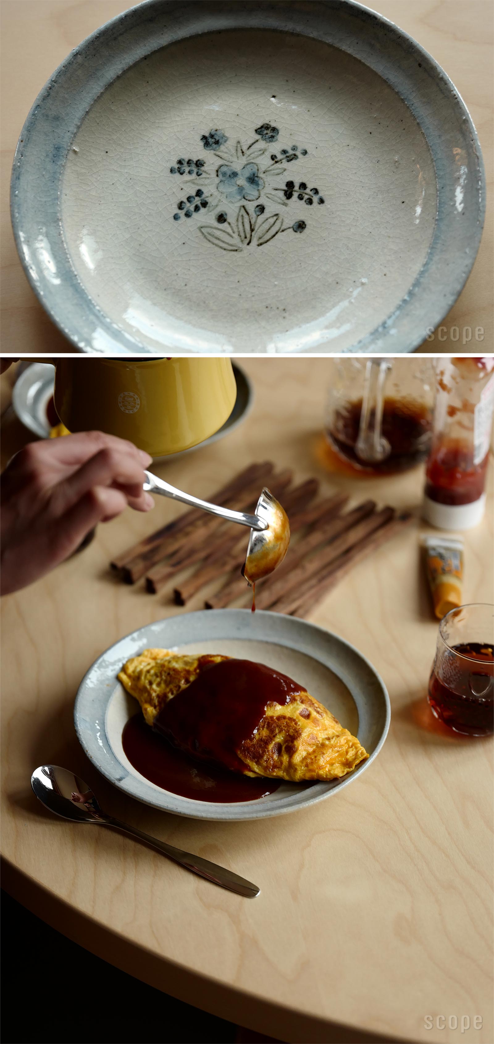 東屋 伊賀石本花絵皿　菜の束 Amazon.co.jp: 東屋 伊賀石本花絵皿 菜の束 和食器 Scope 箱付き