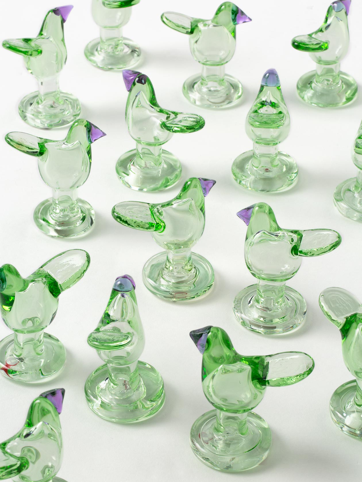 初期型　脚付　オイバトイッカ シエッポ イッタラバード　緑　グリーン　北欧 バード バイ トイッカ シエッポ アップルグリーン・サーモンピンク