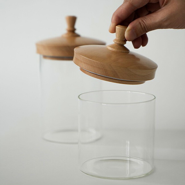 楽天市場】キャニスター ティム 【ガラスジャーL】 保存容器 600ml