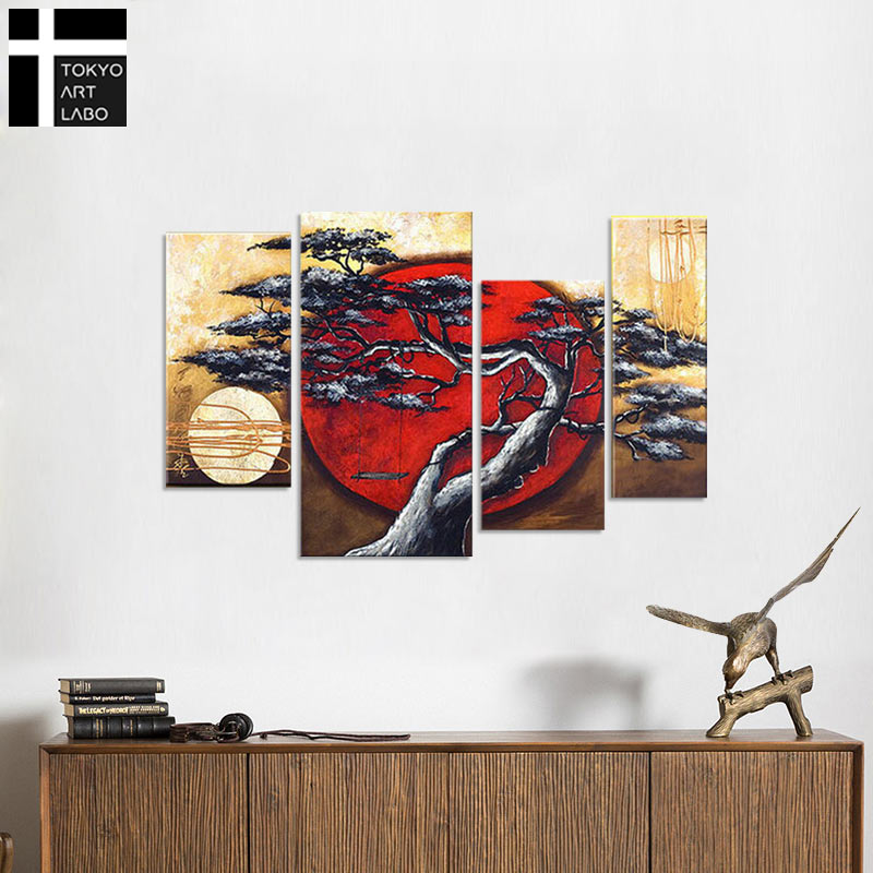 楽天市場】【楽天ランキング1位獲得】油絵 絵画 インテリア【太陽と月