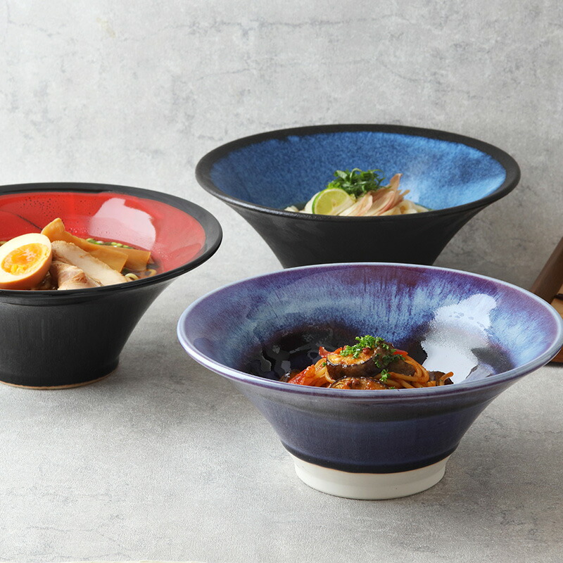 楽天市場】どんぶり ラッパ型 21.5cm丼ぶり どんぶり 丼 麺鉢 ボウル