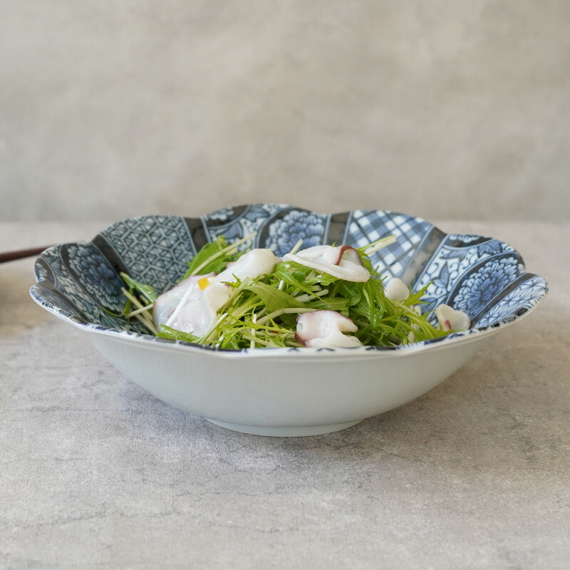 食卓を爽やかに彩る浅鉢・大鉢・深皿6点セット