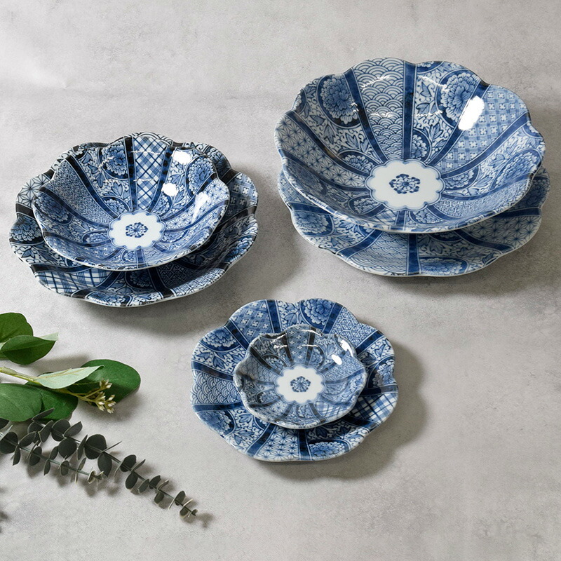 食卓を爽やかに彩る食器6点セット