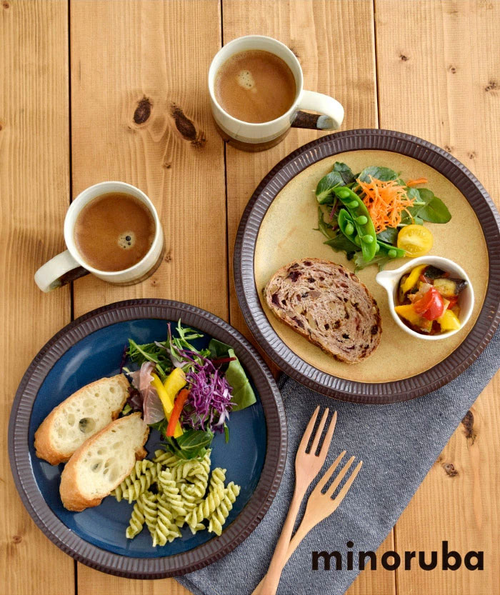 楽天市場】食器ギフト 大皿ペアセット 渕十草 デリスタイル minoruba