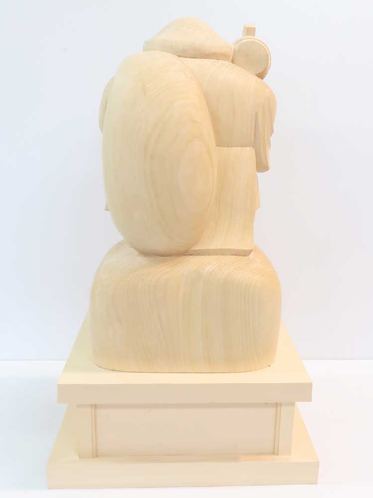 楽天市場】大黒天 木彫り 置物 一刀彫 / 素材：桧（大黒様,縁起物,木彫