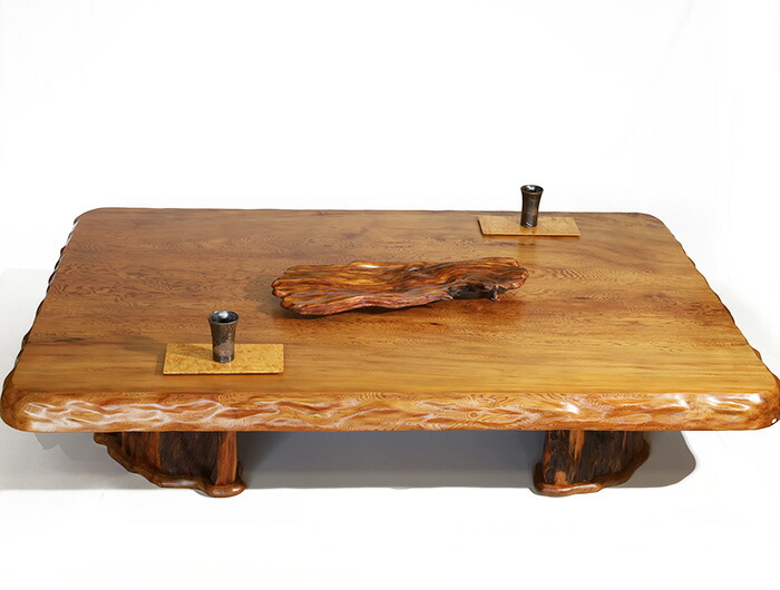 楽天市場】屋久杉 テーブル 一枚板 仕様：無垢 / 素材：屋久杉（座卓